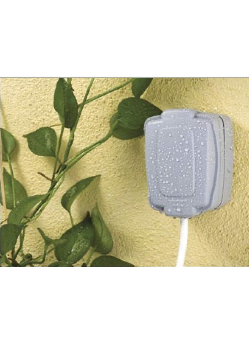 RACO Mk 86403 Grey Weather Proof Electric Masterseal Compact With 3 Gang 2 Way Switch  - Image 4