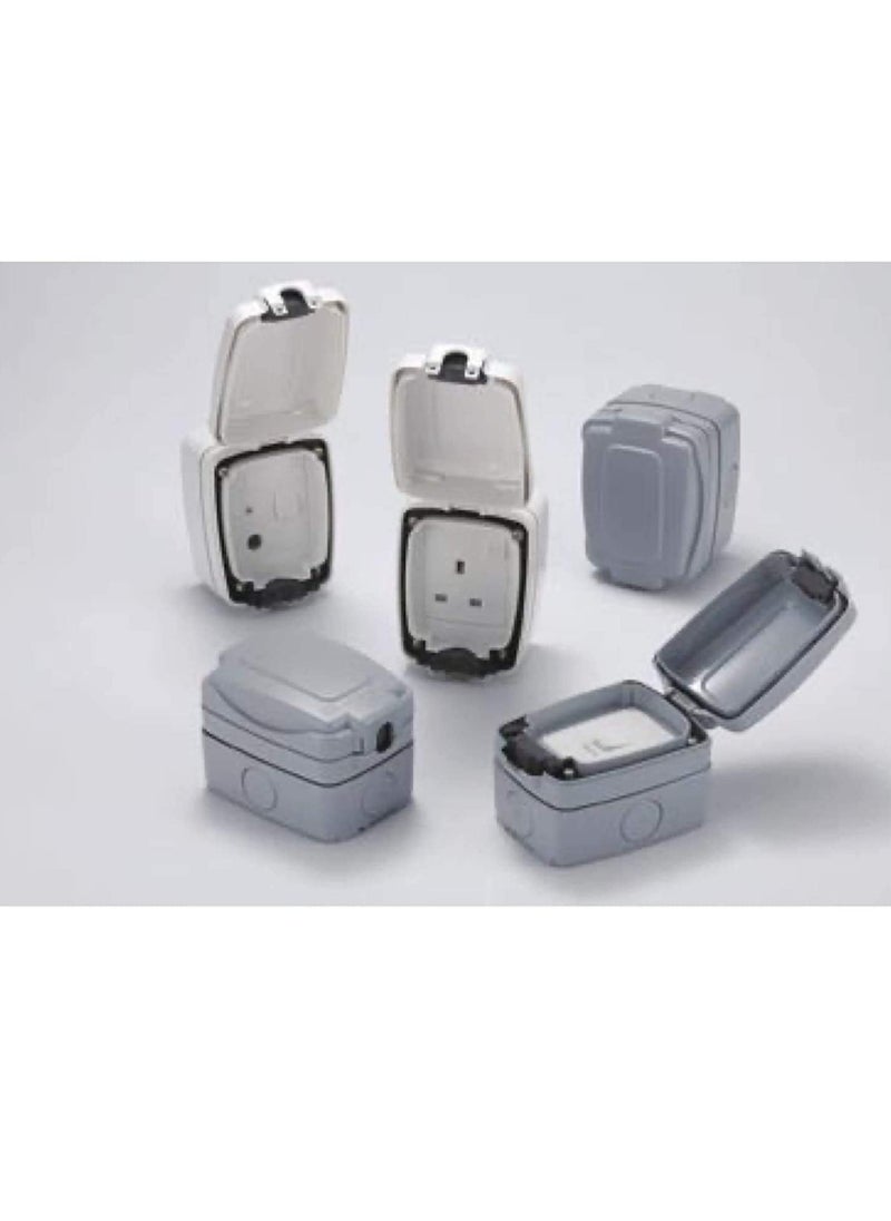 RACO Mk 86403 Grey Weather Proof Electric Masterseal Compact With 3 Gang 2 Way Switch  - Image 5