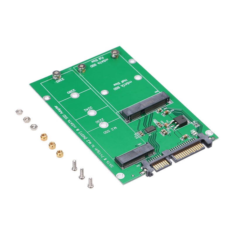 M.2 NGFF to SATA Adapter Card MSATA SSD to SATA III Converter Support 2230 2242 2260 2280 - Image 3