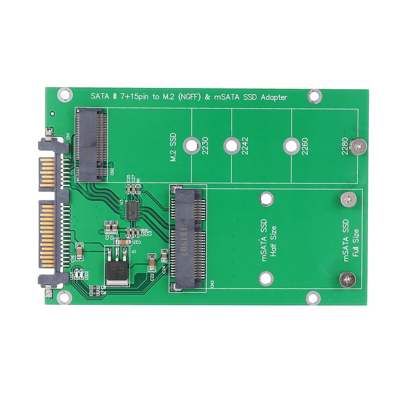 M.2 NGFF to SATA Adapter Card MSATA SSD to SATA III Converter Support 2230 2242 2260 2280 - Image 5