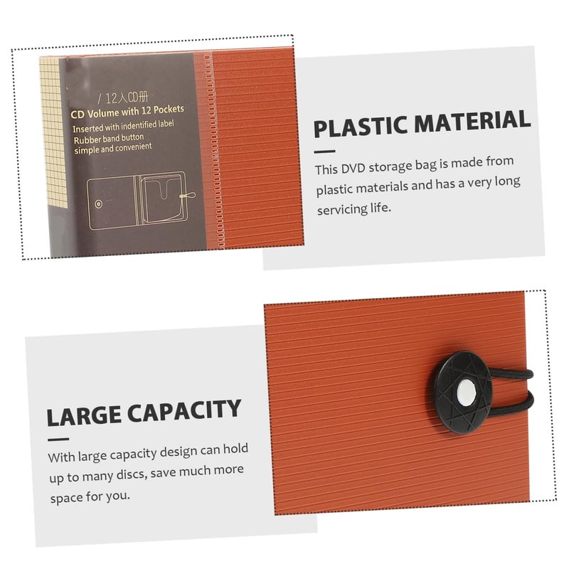 Portable CD Storage Box Organizer Case For Discs Movies Music Plastic Material Smooth Design - Image 4