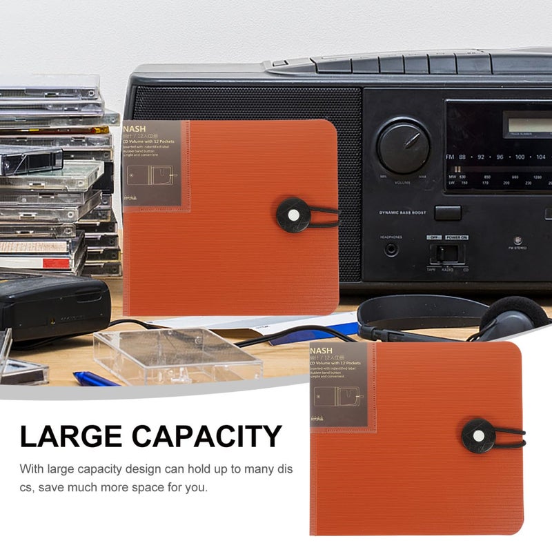 Portable CD Storage Box Organizer Case For Discs Movies Music Plastic Material Smooth Design - Image 5