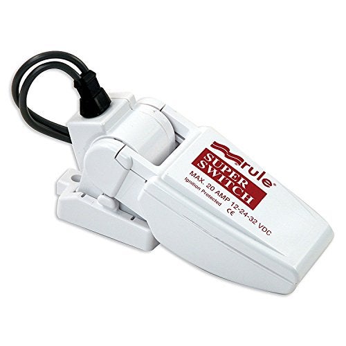 Rule 37A SuperSwitch Bilge Float Switch, Moisture Tight Seals, 12, 24 or 32 Volt, White, 2-1/4" x 5" x 2" - Image 3