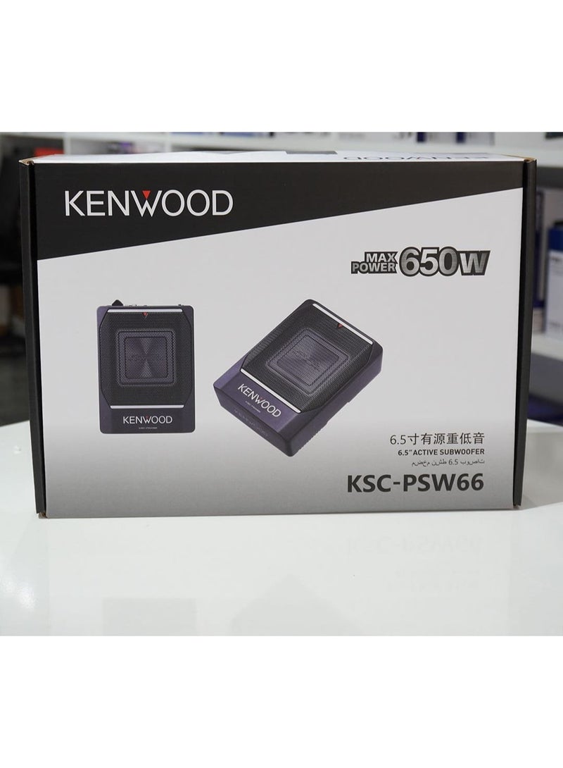 كينوود KSC-PSW66 مضخم صوت نشط بقدرة قصوى 650 واط مقاس 6.5 بوصة، مضخم صوت مدمج للسيارة - Image 1