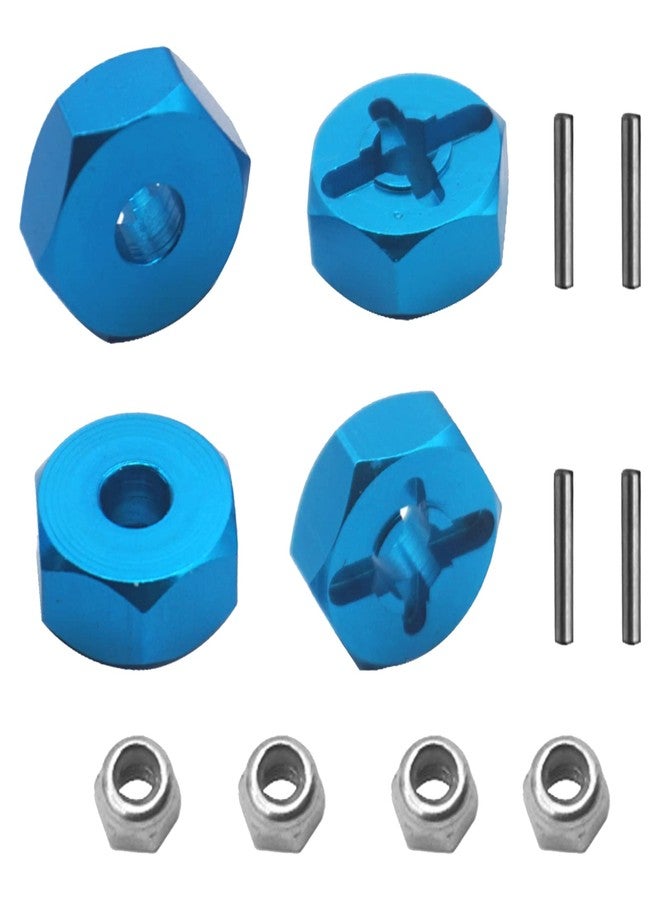 Vgoohobby 4Pack Vgoohobby RC Wheel Axle Shaft Locknuts with 7mm to 12mm Wheel Hex Hub Convert Adapter Compatible with Wltoys A959 A969 A979 K929 RC Car 1/18 Scale RC Car - Image 5