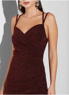 Ella Limited Edition Sweetheart Neck Solid Dress  - Image 3