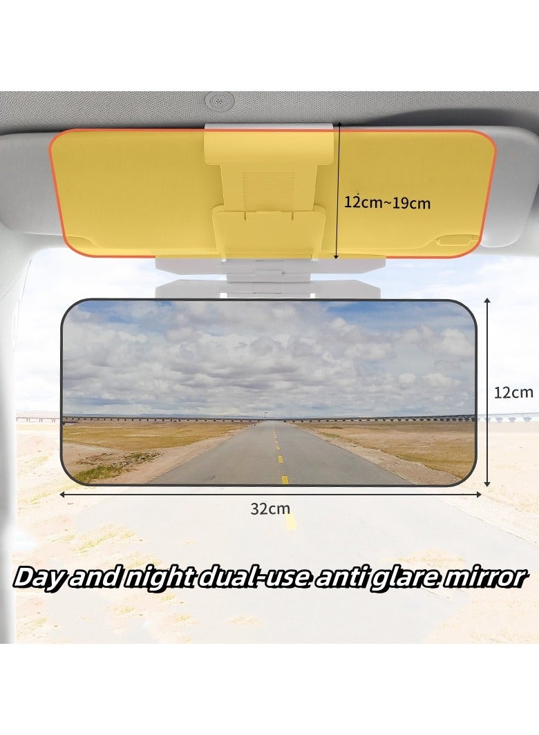 Day And Night Dual-use Anti Glare Mirror Car Sunshade