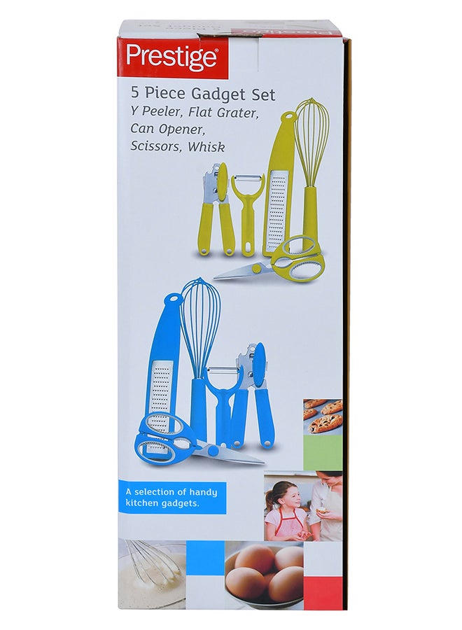 Prestige 5-Piece Comfortable Grip Kitchen Gadget Set Blue/Silver - Image 4
