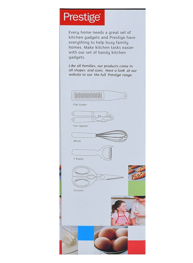 Prestige 5-Piece Comfortable Grip Kitchen Gadget Set Blue/Silver - Image 3