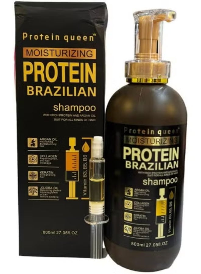 Protein queen Moisturizing Protine Brazilian Shampoo 800 ML
