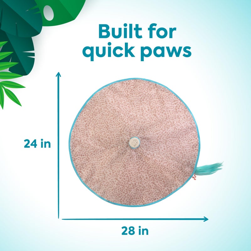 SmartyKat Hidden Hijinks Toy for Indoor Cats & Kittens, Electronic Interactive Motion Toy, Featuring Teaser Wand, Plus Replaceable Batteries Included - Image 3