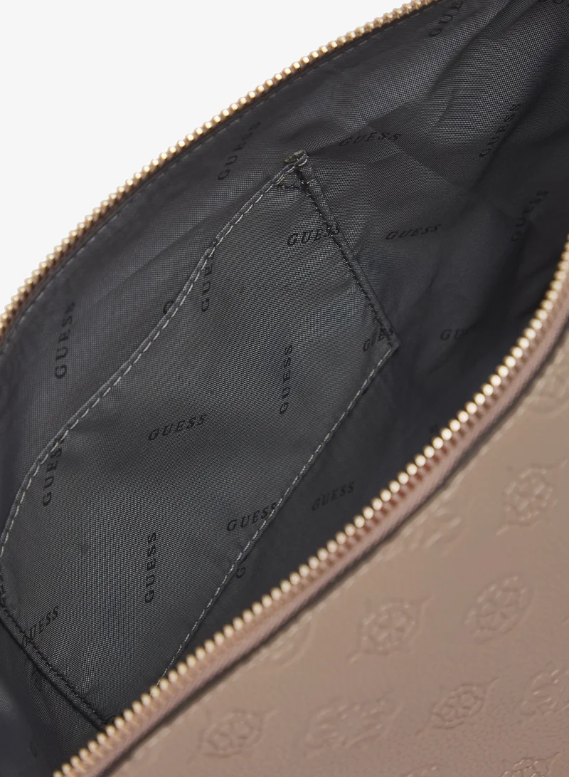 Guess  Wilder Extra Large Top Zip Cosmetic Bag for Women | Best Price UAE