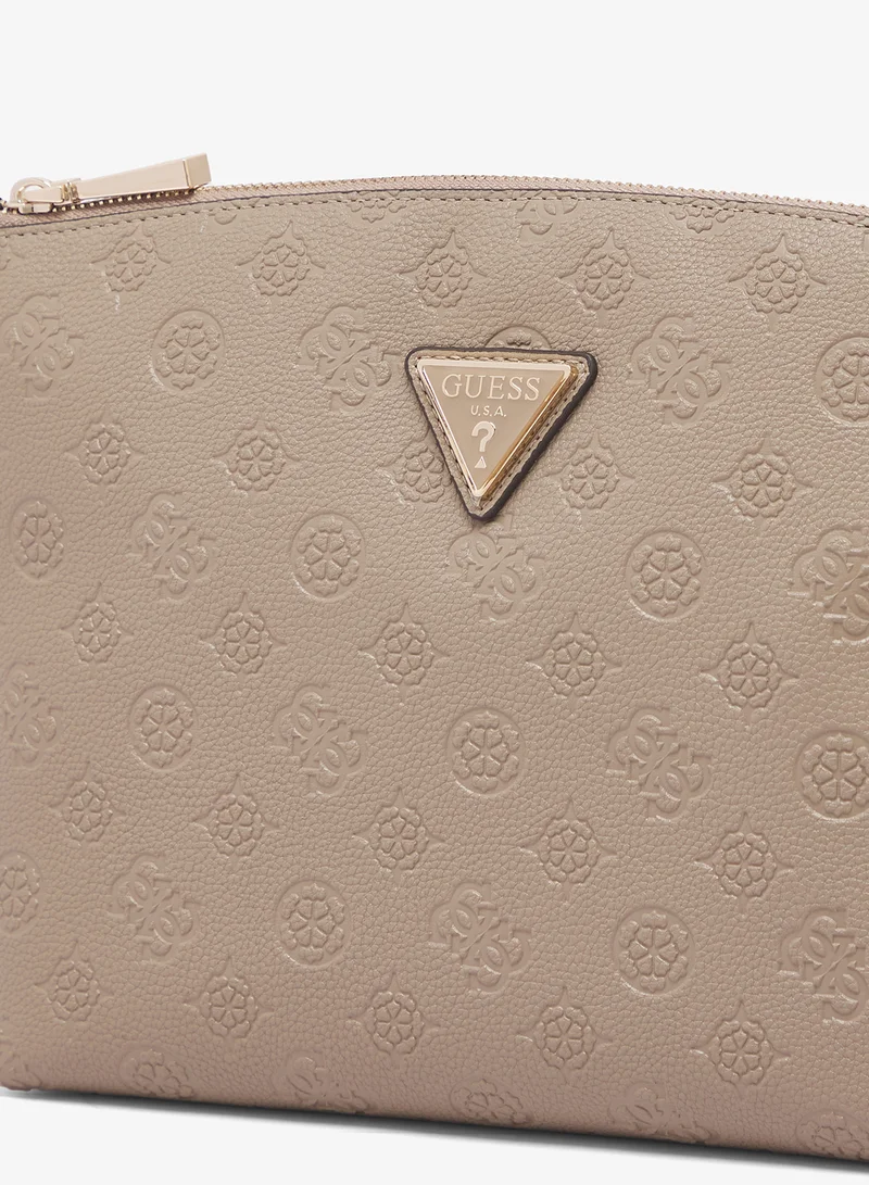 Guess  Wilder Extra Large Top Zip Cosmetic Bag for Women | Best Price UAE