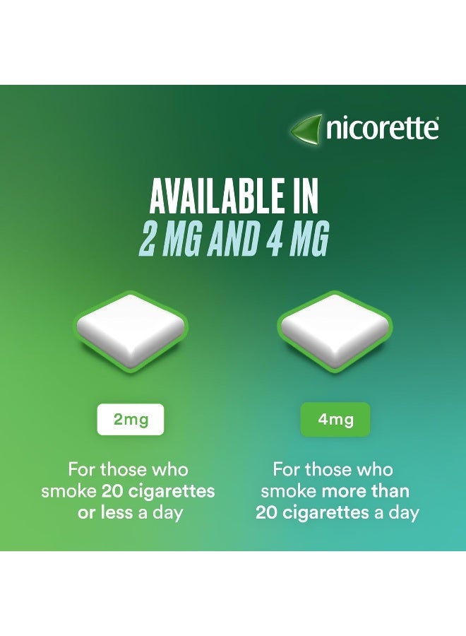 nicorette علكة فريشمنت نيكوتين، 2 ملغ، 105 قطعة - Image 5