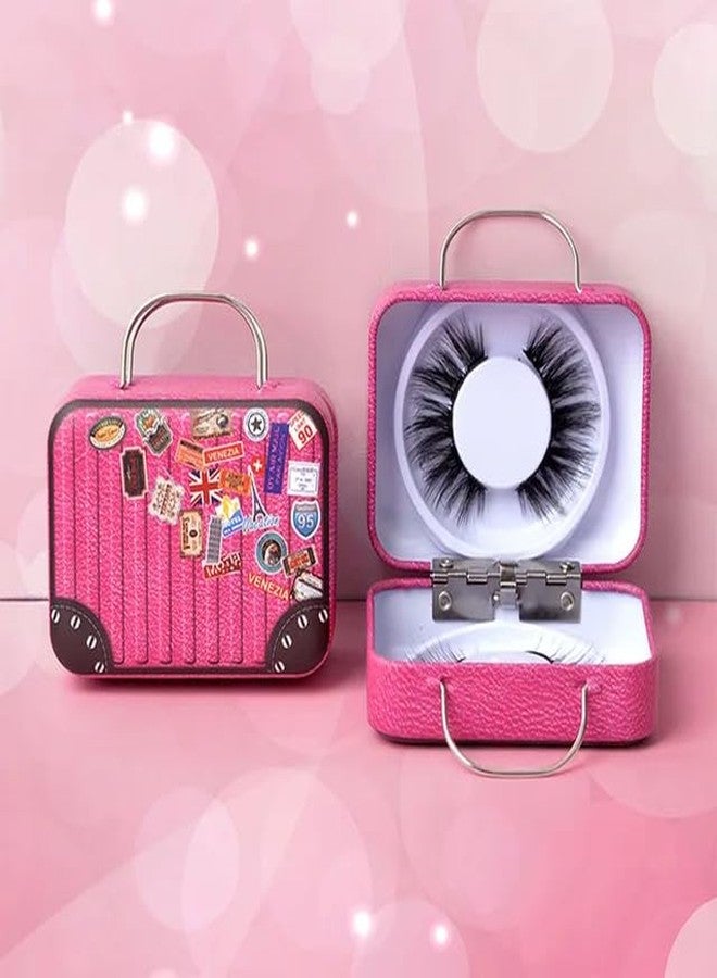 VBA Eyelashes in Packing Luggage False Lash Storage mini suitcase packaging box (Lasesh with Box) - Image 2