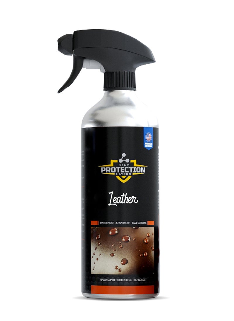 Nano Protection Layers Nano Protection Layers - Leather - protects your leather products and surfaces from stains encourage you to purchawhite or bright colored furniture | 500 ml  - Image 1