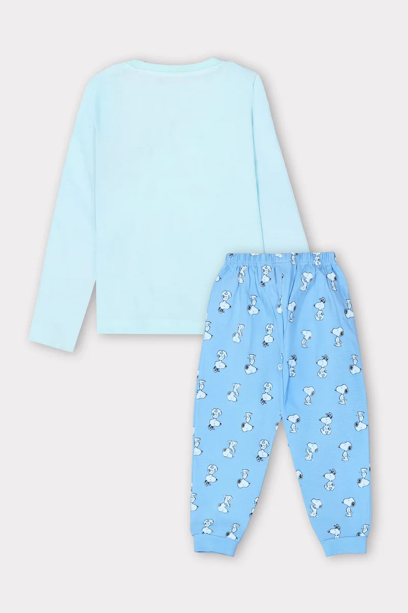 Trucare  Peanuts Snoopy Surf Days Boy's Full Sleeve Nightwear for Men | Best Price UAE