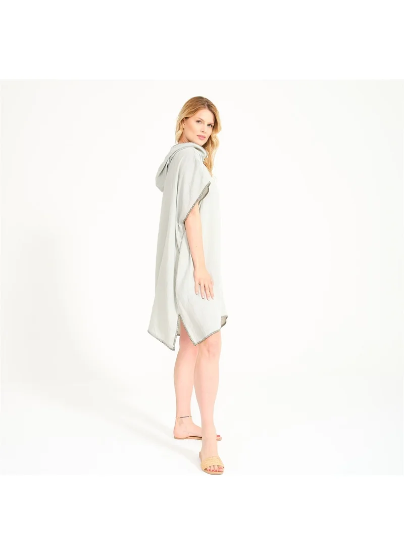 Miespiga Unisex Muslin Hooded Surf Adult Poncho