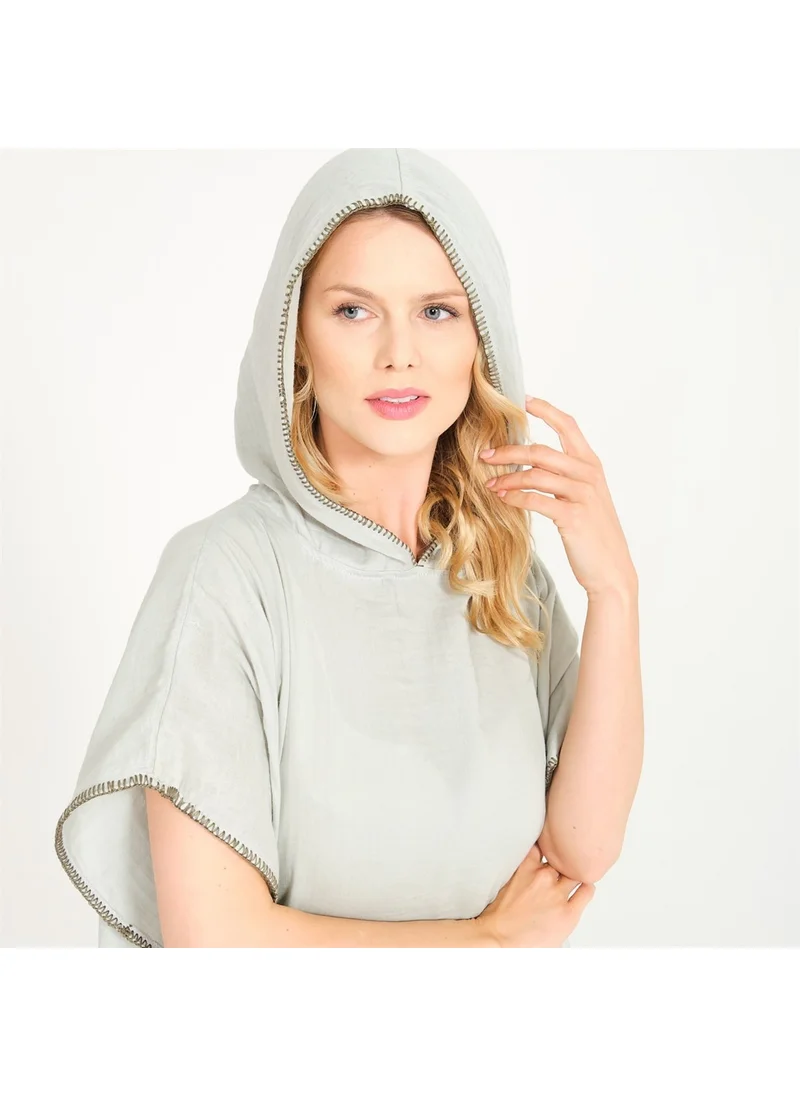 Miespiga Unisex Muslin Hooded Surf Adult Poncho