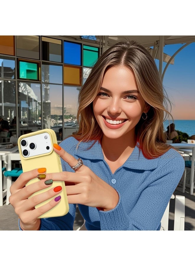 بورتوني غطاء iPhone 18 Pro Max من السيليكون السائل الناعم؛ جراب يتميز بملمس ناعم، وتصميم نحيف، وحماية ضد الصدمات لهاتف iPhone 18 Pro Max. - Image 3