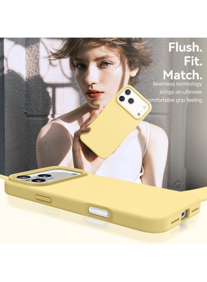 بورتوني غطاء iPhone 18 Pro Max من السيليكون السائل الناعم؛ جراب يتميز بملمس ناعم، وتصميم نحيف، وحماية ضد الصدمات لهاتف iPhone 18 Pro Max. - Image 4