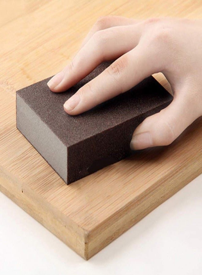 LARYNX Sanding Sponge Block for Kitchen Use, Multipurpose Sand Paper Magic Scrub Sponge Deep Cleaner Kitchen Tool (Small Size, Pack of 4) - Image 3