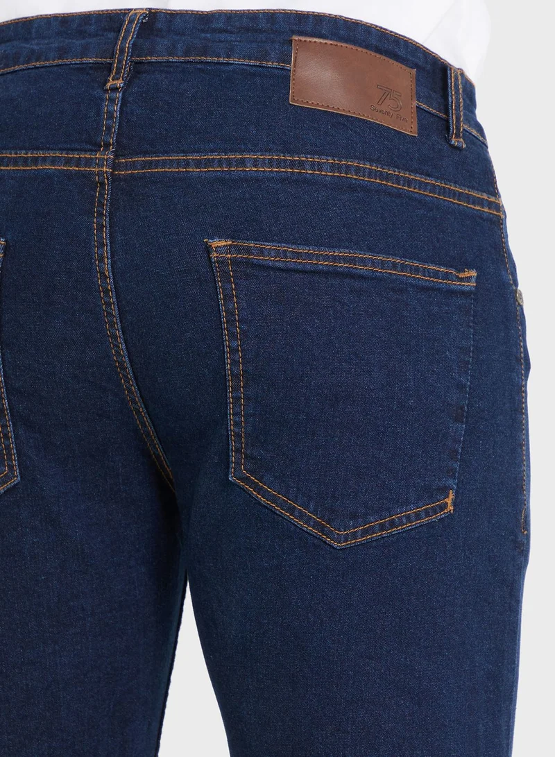 سفنتي فايف Mens Basic Jeans
