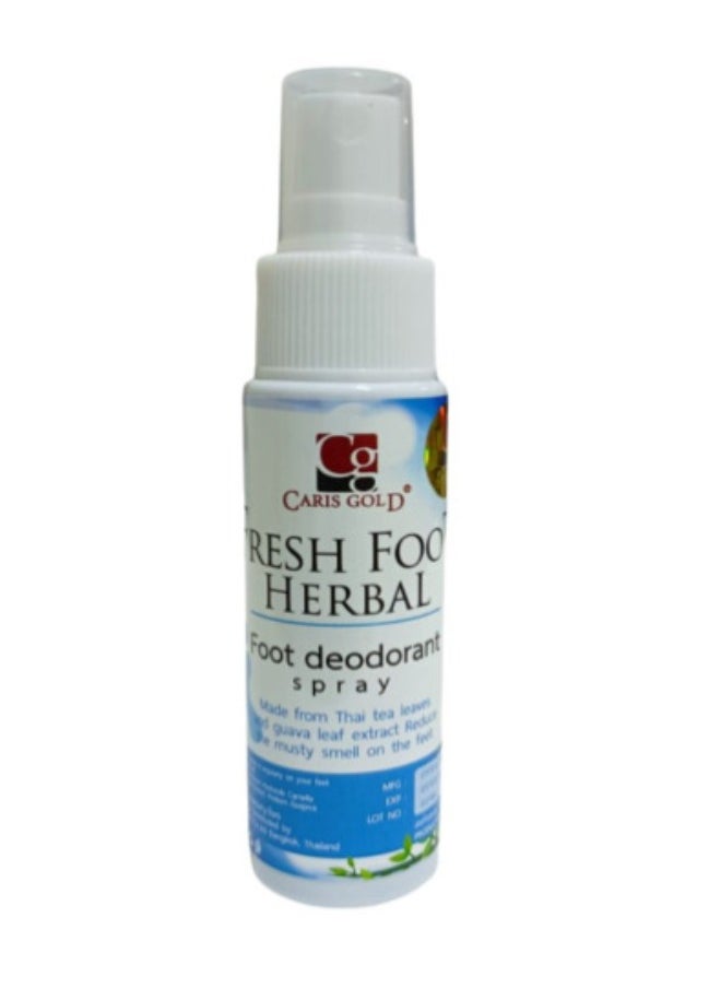 CARIS GOLD Caris Gold Fresh Foot Herbal Foot Deodorant Spray 50 ml  - Image 1