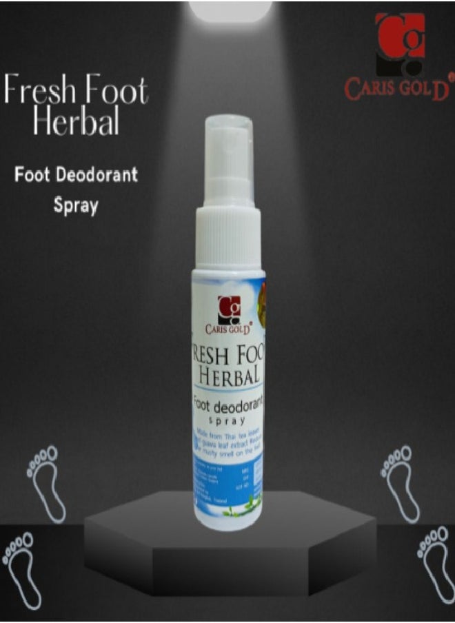 CARIS GOLD Caris Gold Fresh Foot Herbal Foot Deodorant Spray 50 ml  - Image 2