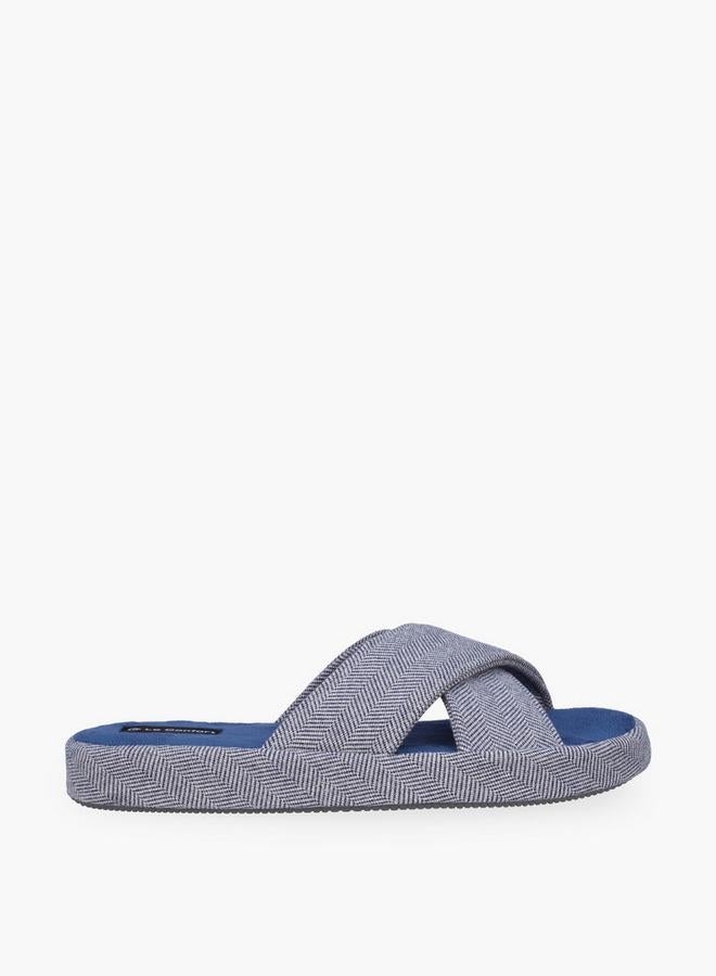 Le Confort Men Cross Strap Bedroom Slippers - Image 2