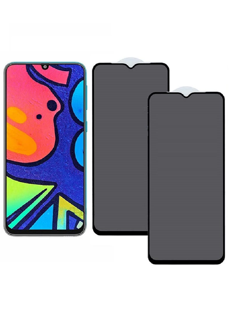Super 2 Pieces Tempered Glass Screen Protector Anti-Spy Privacy Designed For Samsung Galaxy F41 Full Screen Coverage And Bubble Free - Image 1
