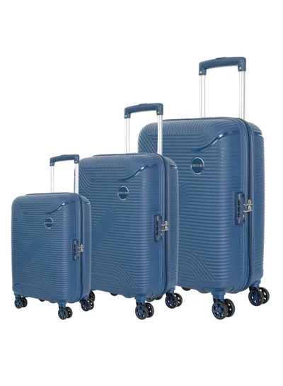 AMERICAN TOURISTER Maxplus Spinner 3 PC Set - Navy - 3 Years Global Warranty