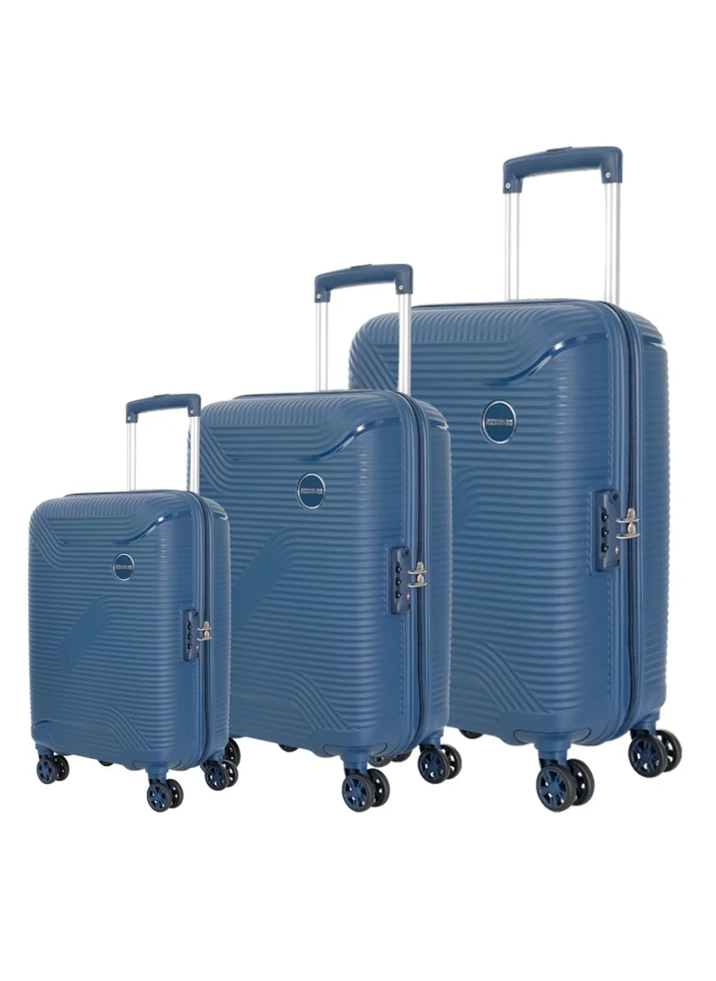 AMERICAN TOURISTER Maxplus Spinner 3 PC Set - Navy - 3 Years Global Warranty