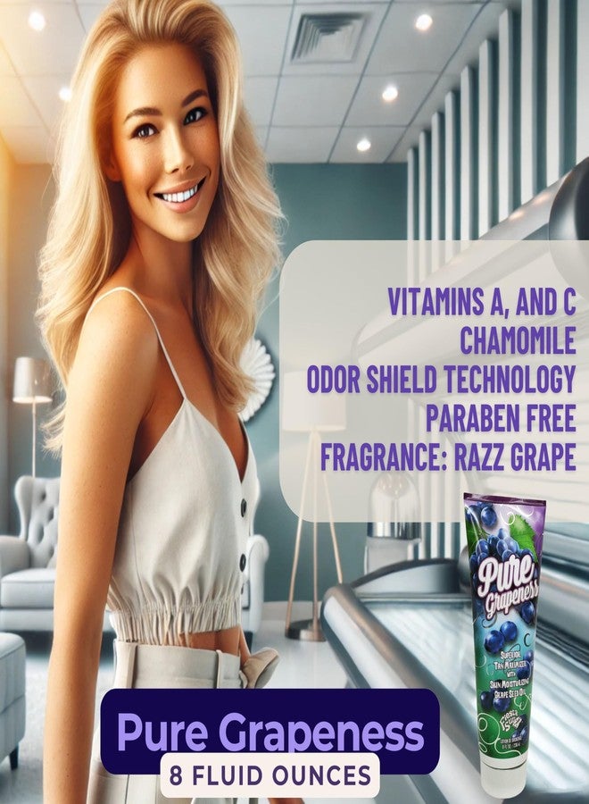 Fiesta Sun Pure Grapeness Tanning Bed Lotion Tan Maximizer with Tyrosine and DHA, 8 ounces - Image 2