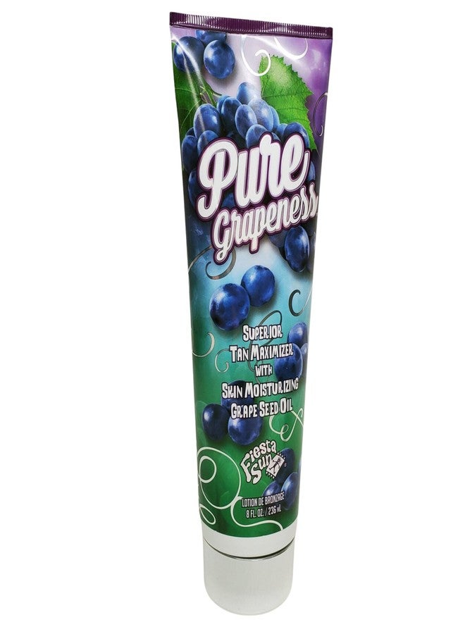 Fiesta Sun Pure Grapeness Tanning Bed Lotion Tan Maximizer with Tyrosine and DHA, 8 ounces - Image 1