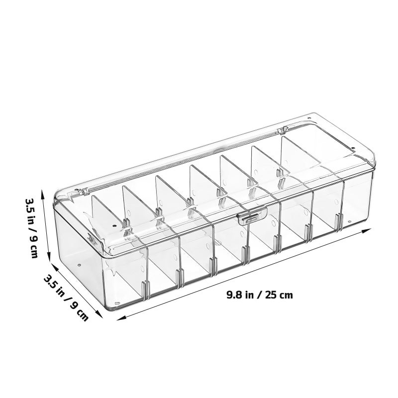 Cable Organizer Box with Lid 20 Straps 2 Labels Cord Storage Case Office Travel - Image 3