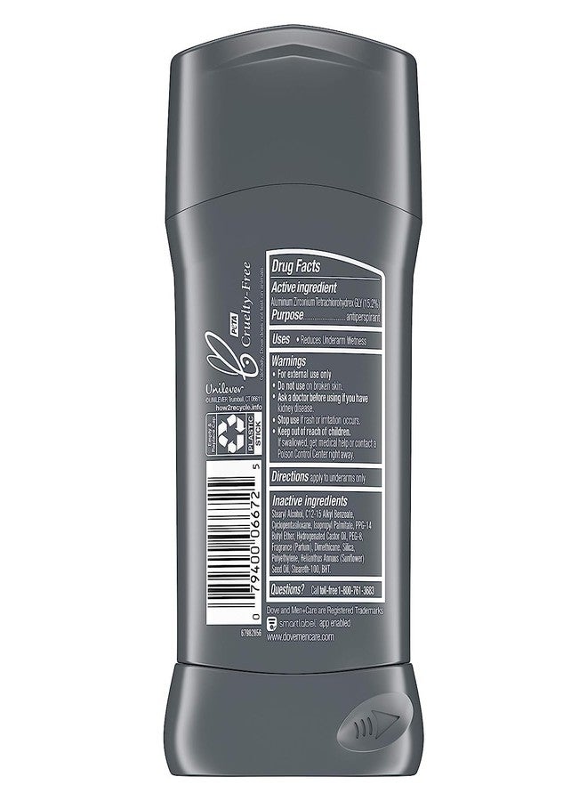 Dove Men + Care 48 Hour Antiperspirant Stick, Non-Irritant, Extra Fresh, 2.7 Ounces, Pack of 7 - Image 2