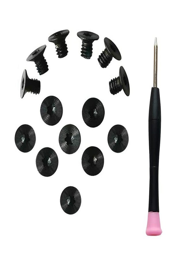 nsgglecher Replacement Screws and Screwdriver for Minimalist Wallet Wallet Screws for Slim Wallet Wallet Accessories (Basic Black) - Image 1