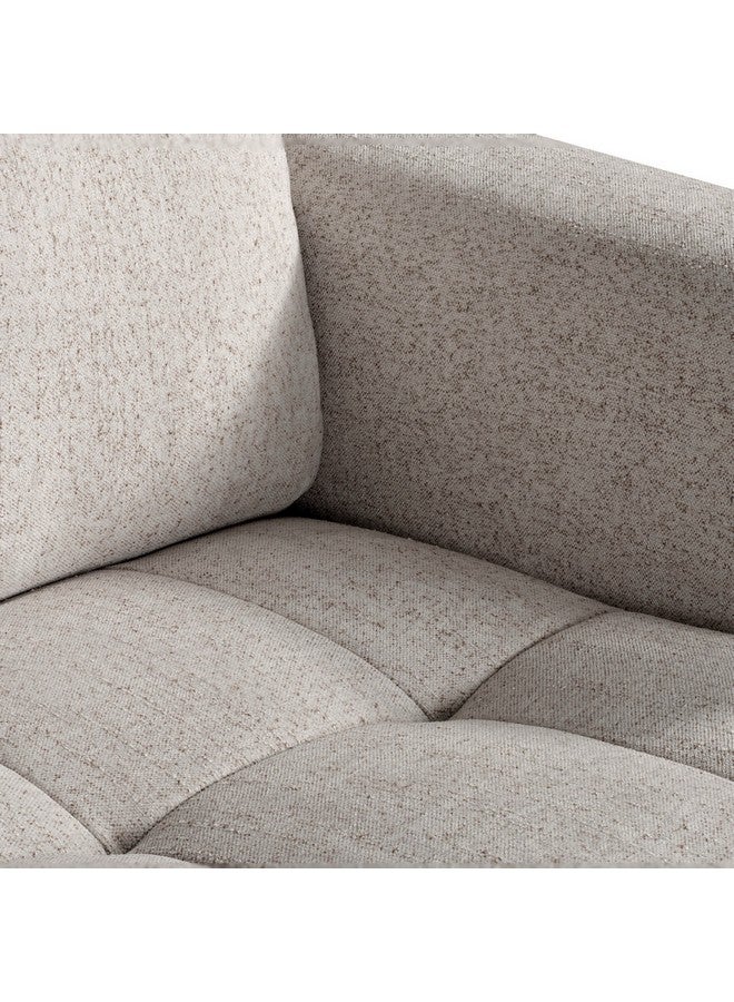 Home Box Porto 3-Seater Fabric Sofa with 2 Cushions 85 x 230 x 94 cm - Image 5