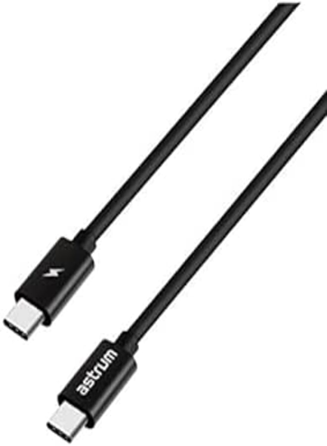 astrum UT550 USB C to USB C Charging Cable and Synchronize Cable - Black