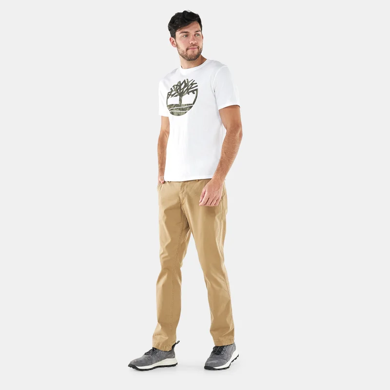 Timberland Men's Camo Tree Logo T-Shirt