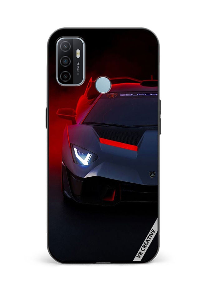 VR CREATIVE Protective Case Cover For Oppo A53 Lamborghini Sc18 Design Multicolour - Image 1