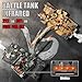 Supdex 124 RC Tank Remote Control Chinese 99 Army Model Tank with Sound Effects Lights and Smoke 24G Military Model Toy for Kids Perfect Birthday for Boys 6 Years Old - Image 4