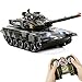 Supdex 124 RC Tank Remote Control Chinese 99 Army Model Tank with Sound Effects Lights and Smoke 24G Military Model Toy for Kids Perfect Birthday for Boys 6 Years Old - Image 2