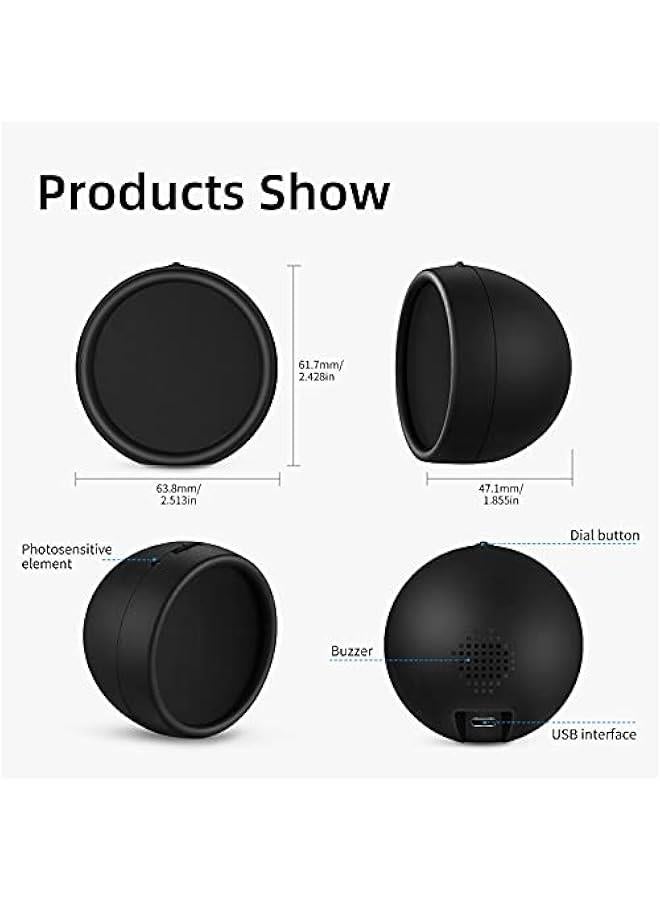 أنكوفو ايلينغ عداد سرعة رقمي عالمي للسيارة 52 ملم بنظام تحديد المواقع GPS وعداد المسافات MPH وشاشة عرض امامية (ابيض) - Image 5