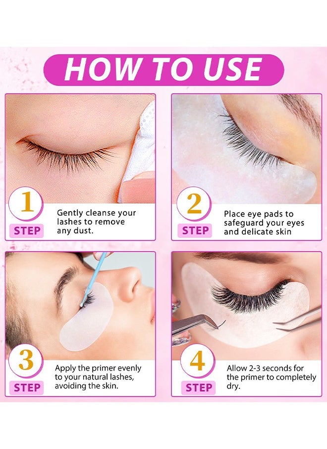 Elaimei - Lash Primer For Eyelash Extension Professional Use Only Easy To Remove Proteins And Oils Enhance Adhesive Strength Of Eyelash Extensions Pre Treatment For Lash Enhancer Primer - Image 1