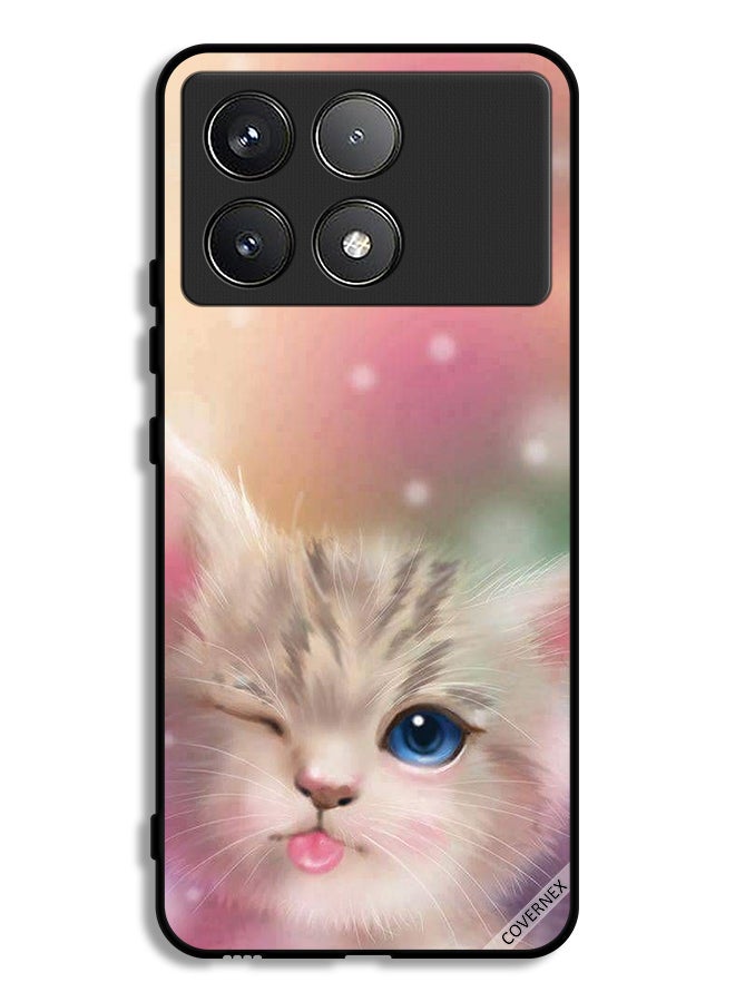 Covernex Xiaomi Redmi K70 Protective Case Cover Cute Cat - Image 1