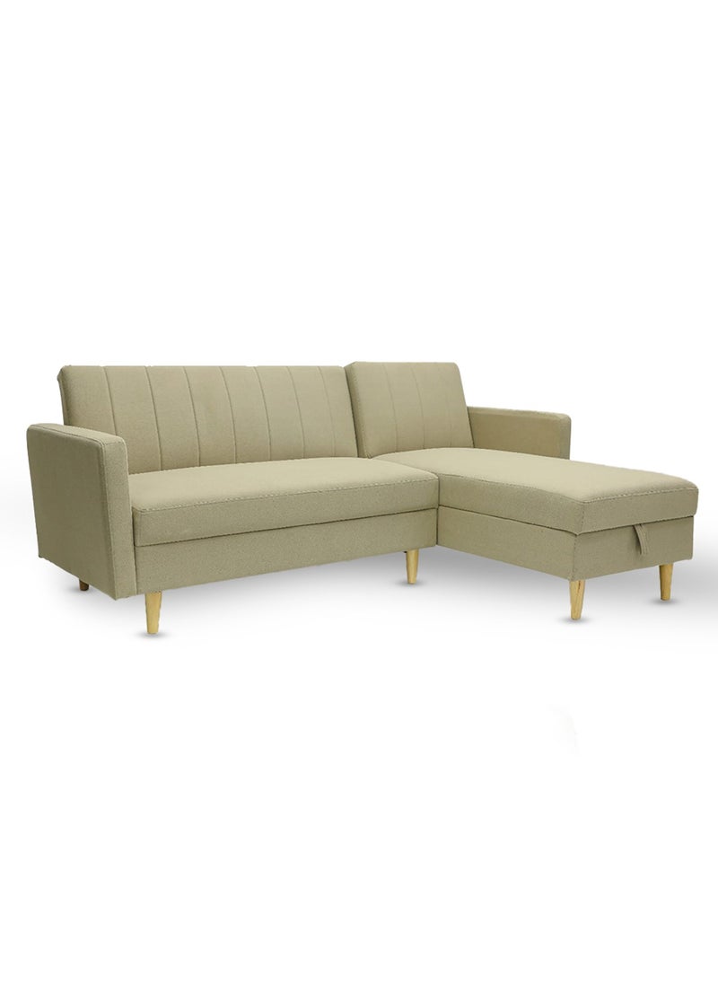 Generic Empire Furniture Buy 3 Seater Sofa-Bed Storage Sofa Bed Lounge Corner Couch, Ottoman Chaise, Pull Out Sleeper Sectional Furniture for Living Room, Compact Corner Sofa-Bed with Storage  - Image 1