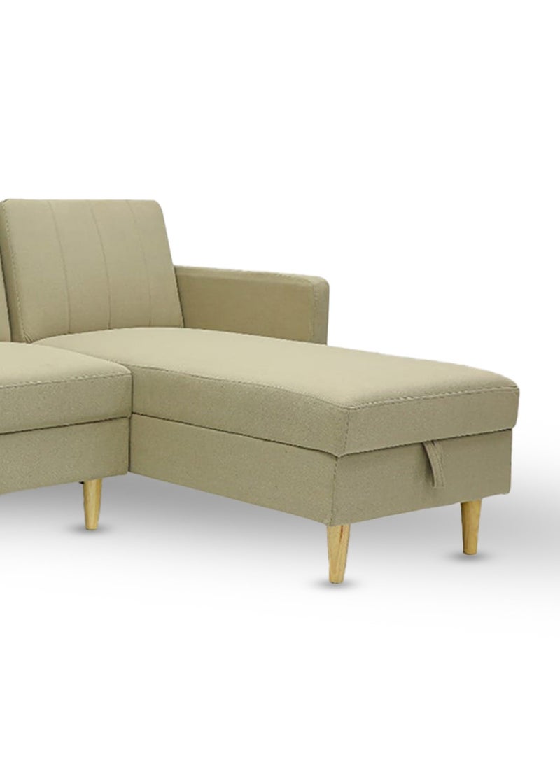 Generic Empire Furniture Buy 3 Seater Sofa-Bed Storage Sofa Bed Lounge Corner Couch, Ottoman Chaise, Pull Out Sleeper Sectional Furniture for Living Room, Compact Corner Sofa-Bed with Storage  - Image 5
