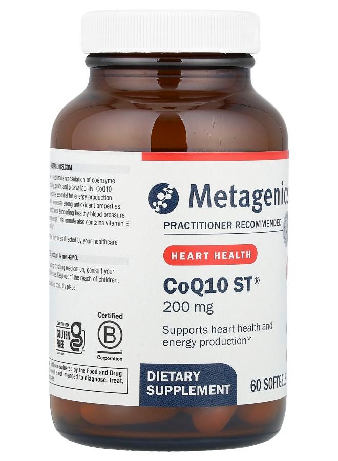 Metagenics CoQ10 ST® 200 mg 60 Softgels - Image 2